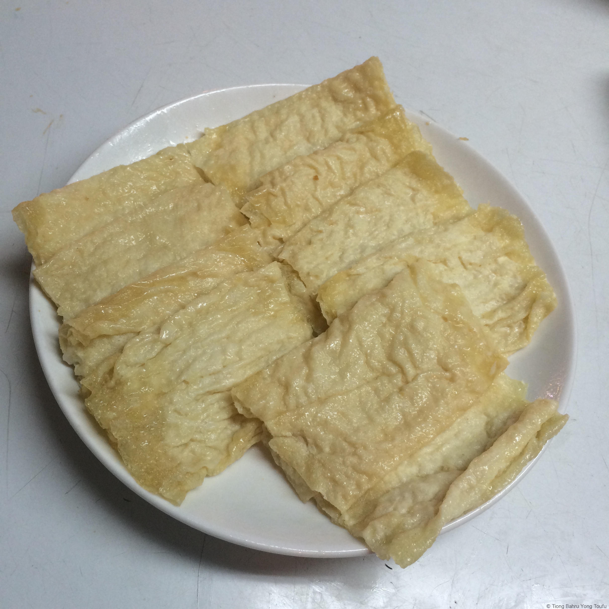 Beancurd skin wih fish paste 豆枝 Yong Tou Fu