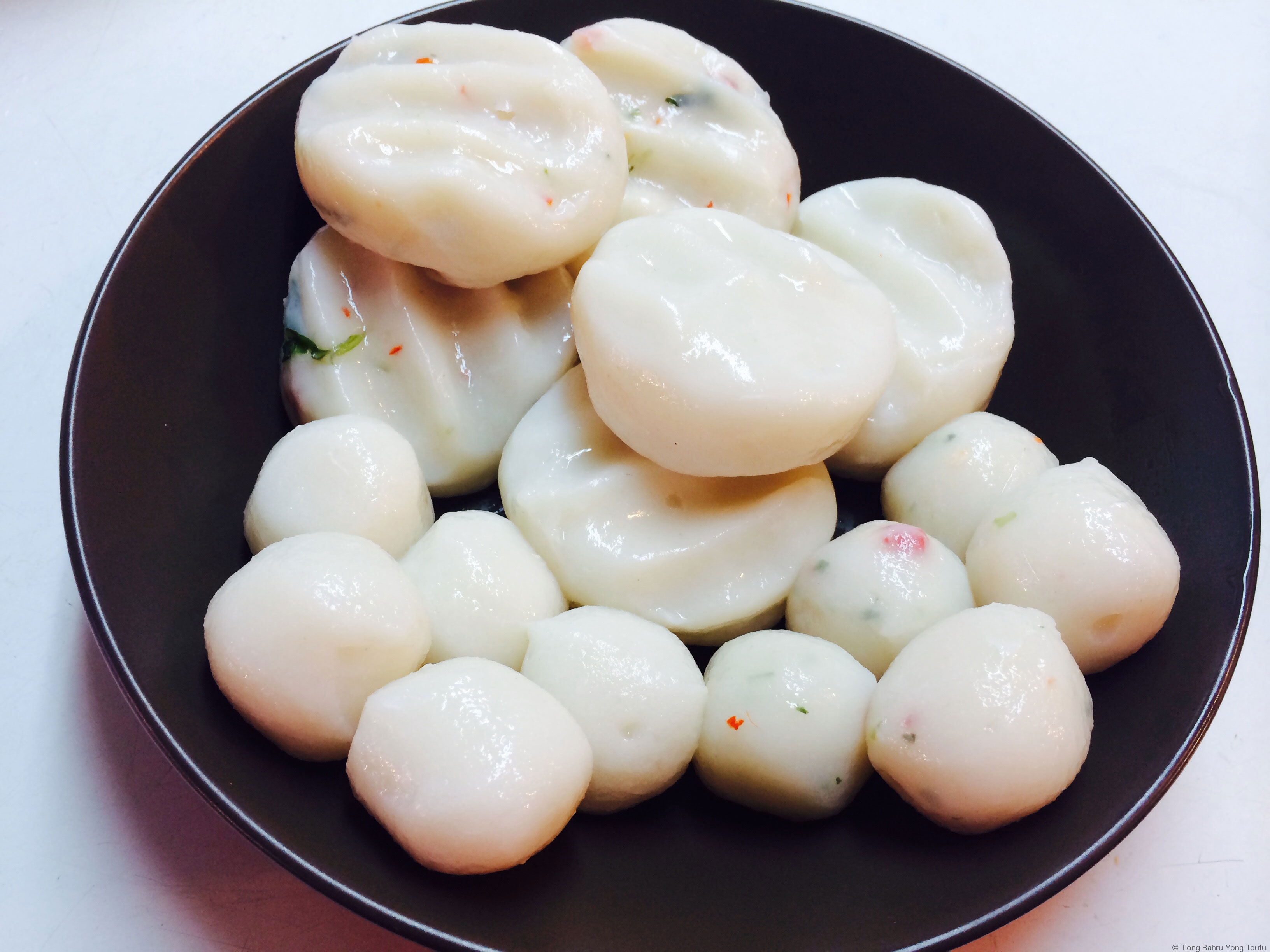 fish cake platter 生鱼饼拼盘